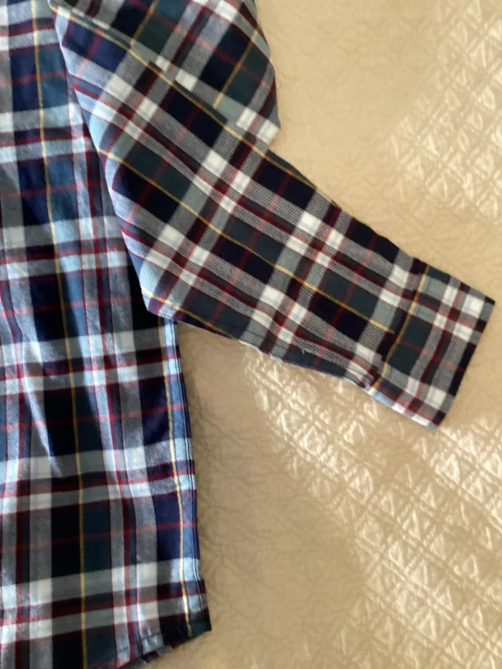 Janie and jacks nwt boys size 16 soft flannel burgundy and gray